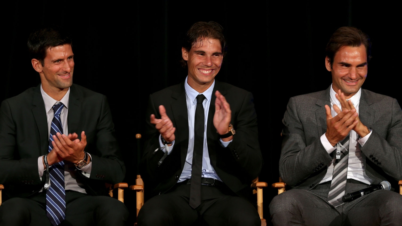 Djokovic, Nadal y Federer ganaron más del 80% de los Grand Slam en los últimos 15 años